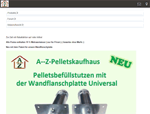 Tablet Screenshot of a--z-pelletskaufhaus.de